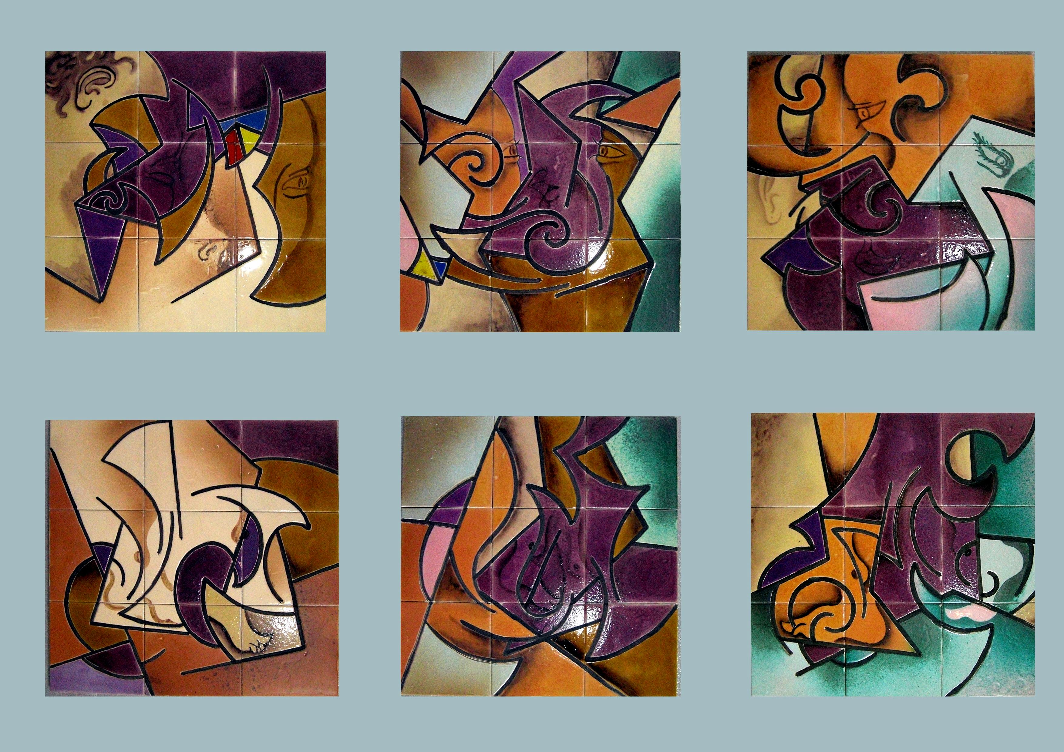 historia de un encuentro en azulejos