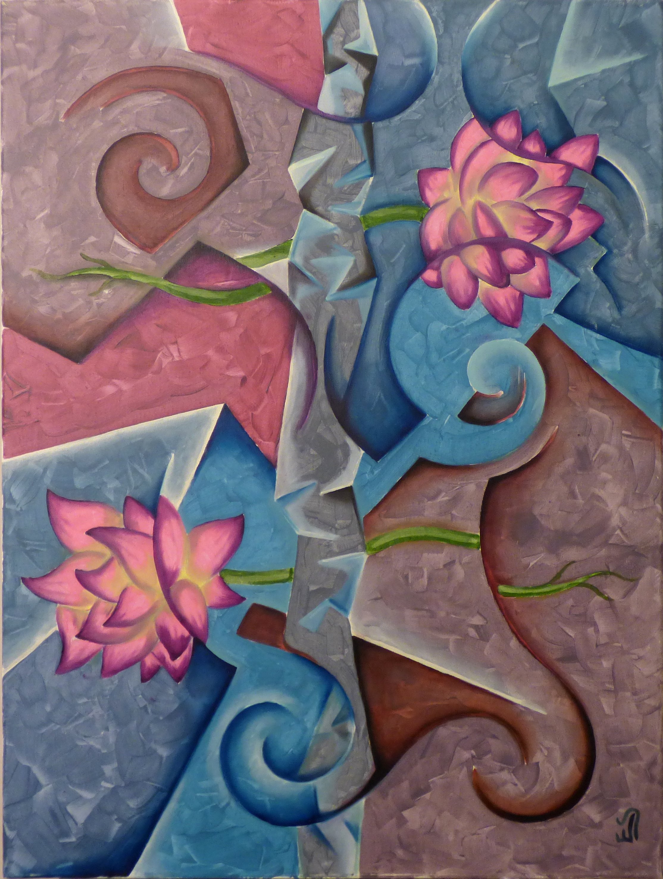 pintura mixta serie secretos gramala