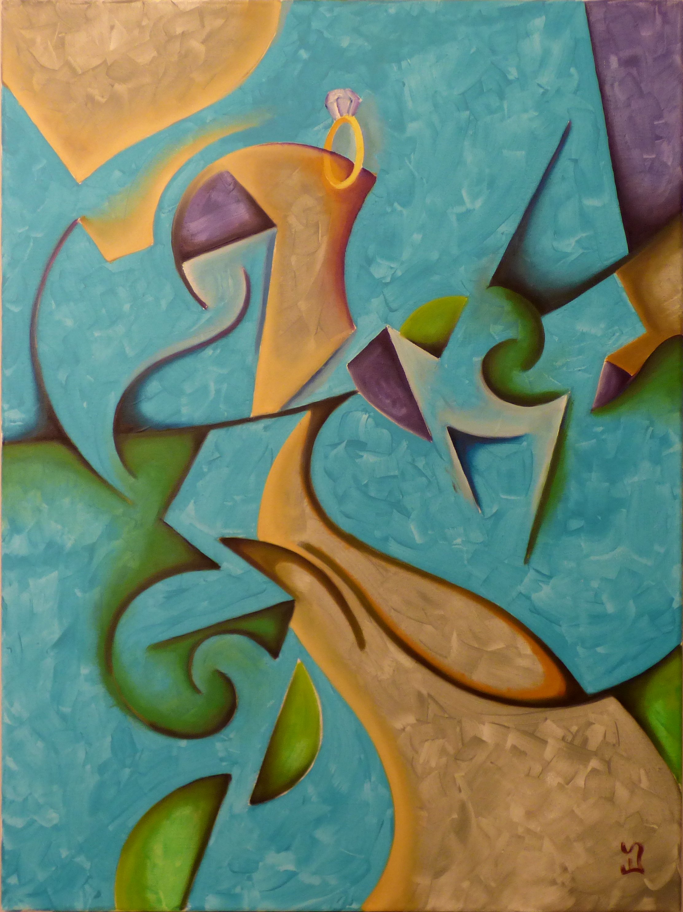 pintura mixta serie secretos gramala