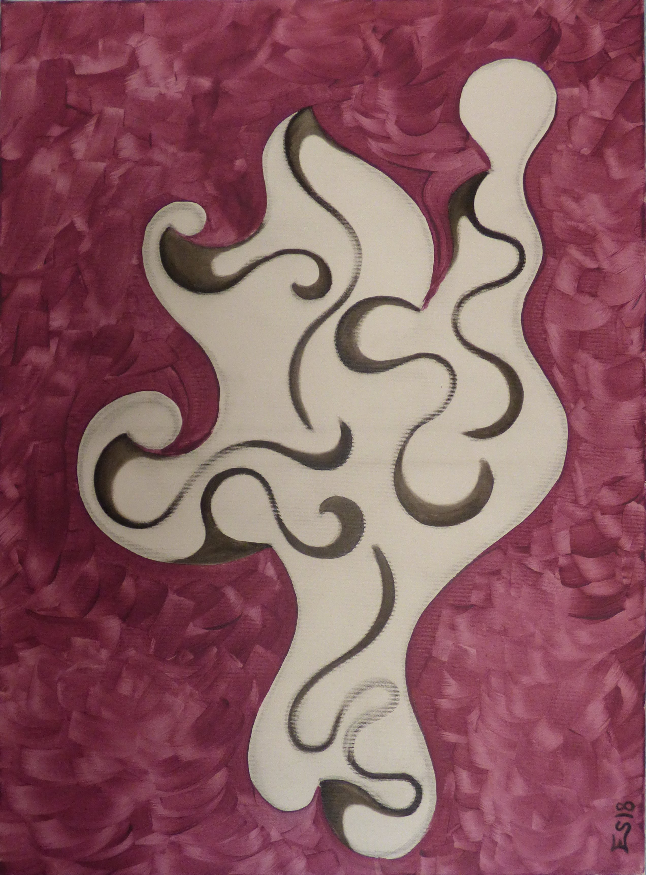 pintura mixta serie relativa gramala