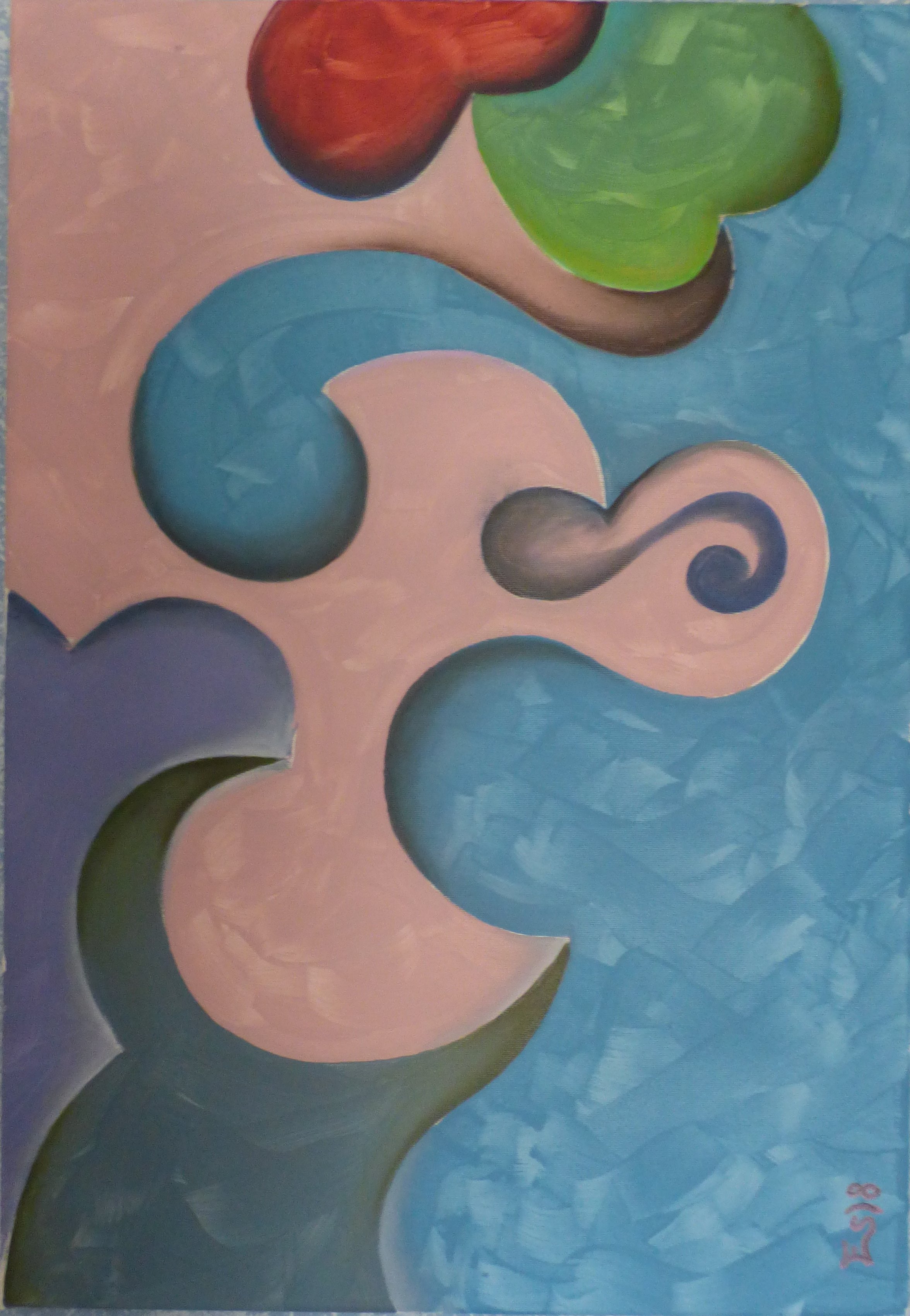 pintura mixta serie relativa gramala