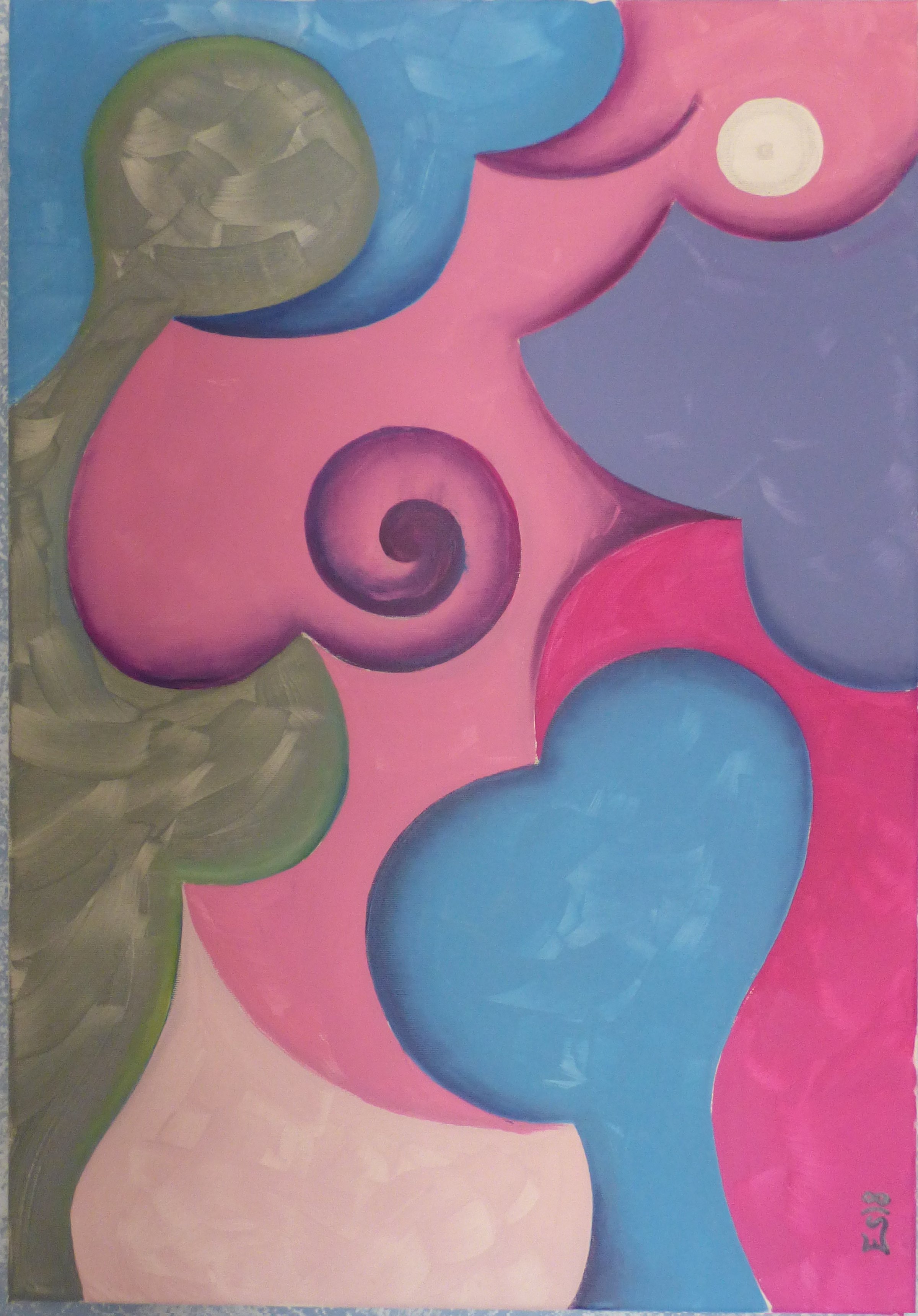 pintura mixta serie relativa gramala