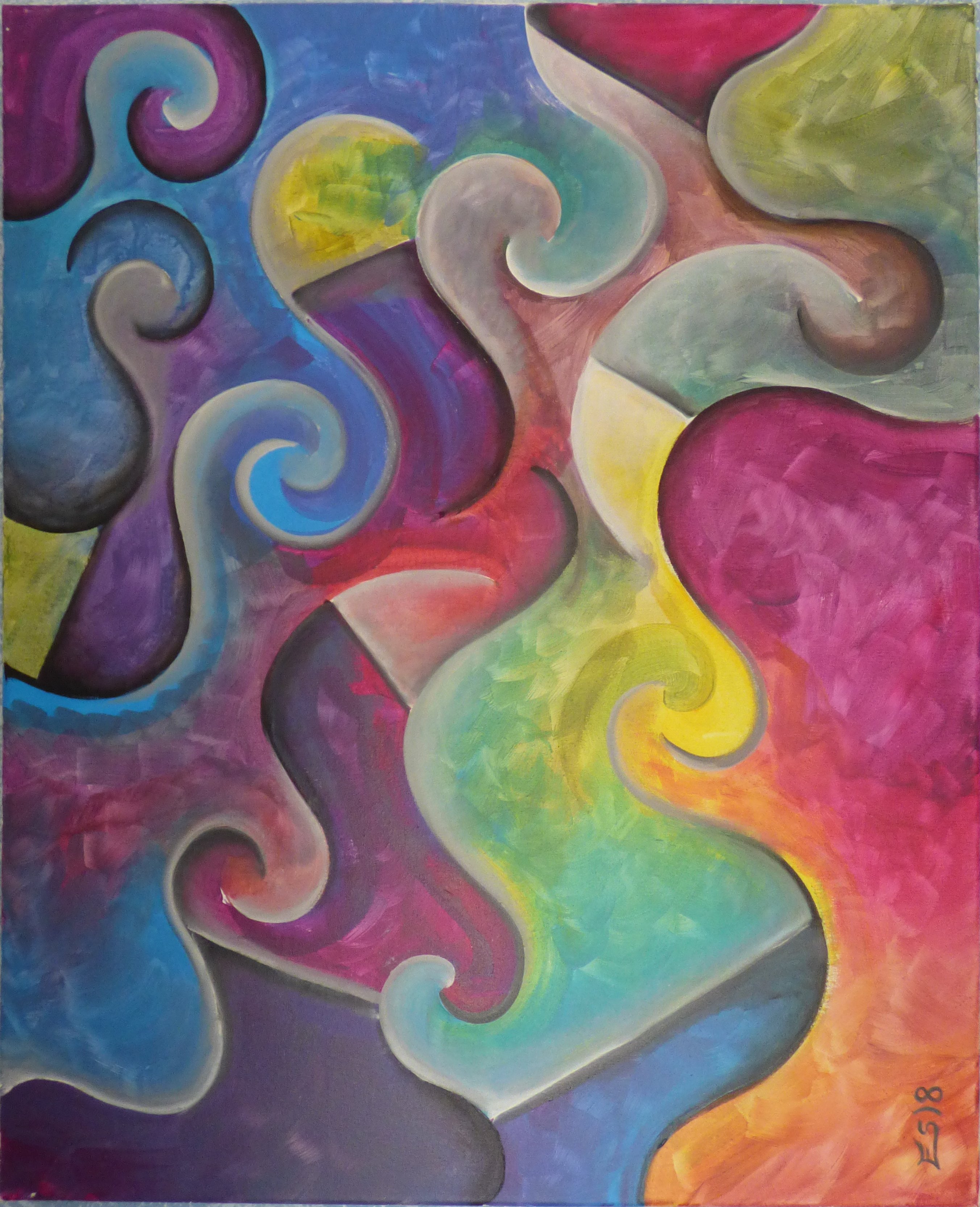 pintura mixta serie sistemas